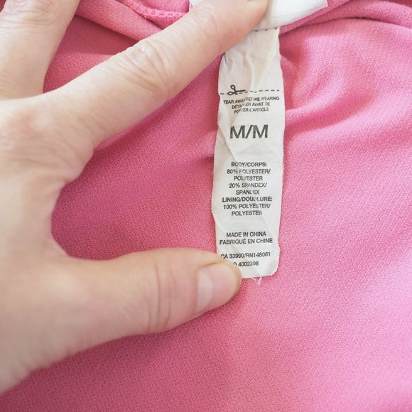 Barbie Pink One-piece Swimsuit - Size M - Picture 5 of 6